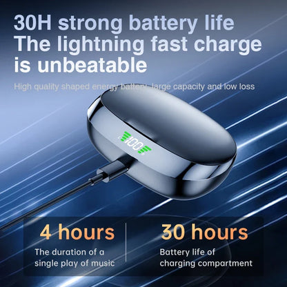 AI Translation Earphones Cordless Ear Hook Bluetooth