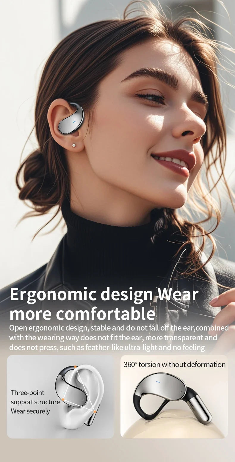 AI Voice Translator Earbuds Mini Cordless Stereo Travel