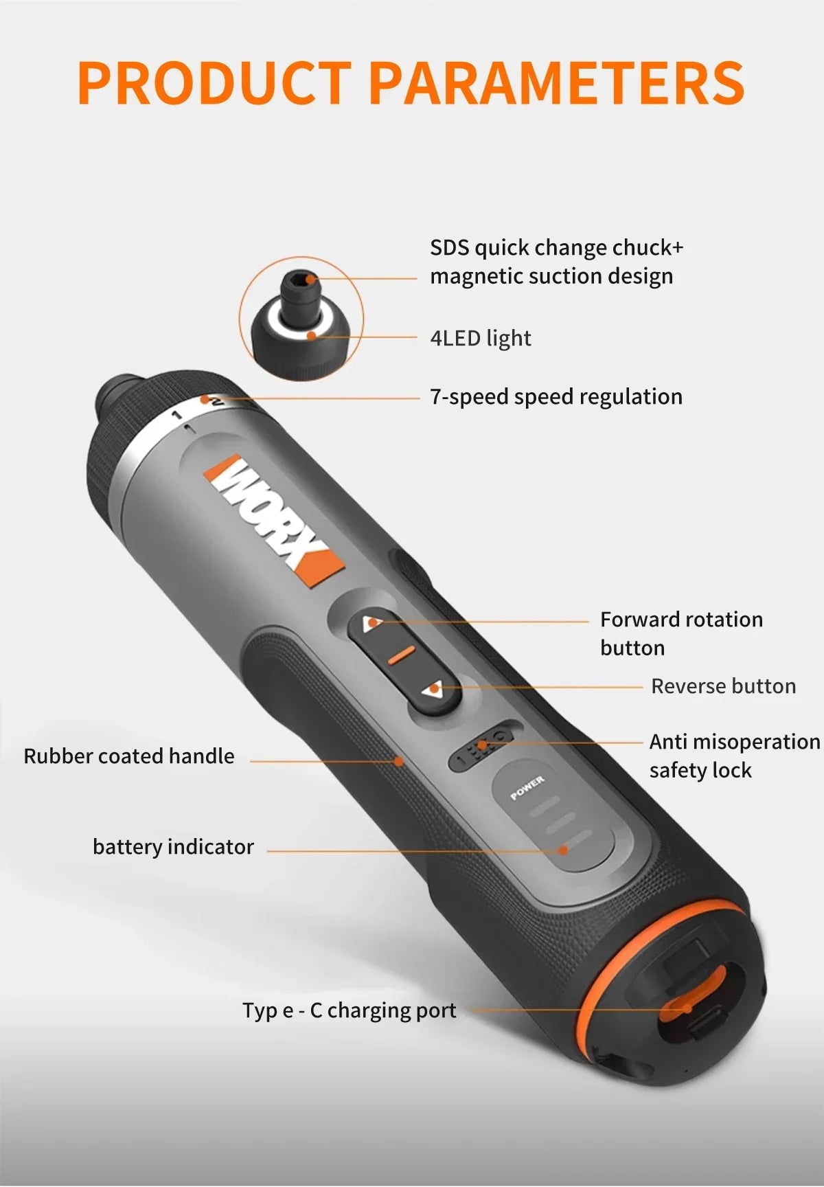 Cordless2025 Edition Screwdriver Kit With 30 Bit Kit USB Battery-Powered 4V DIY Device For Household Projects Fall