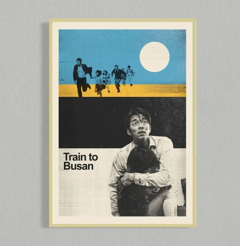 Movie Retro Poster Canvas Collage Mid Century Wall Art