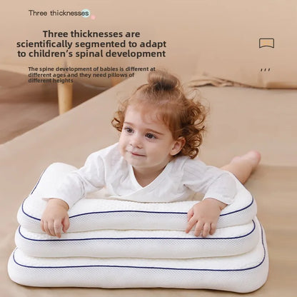 All-Season Cotton Sleeping Pillow for Toddlers & Kindergarten Kids – Baby Neck Support Pillow