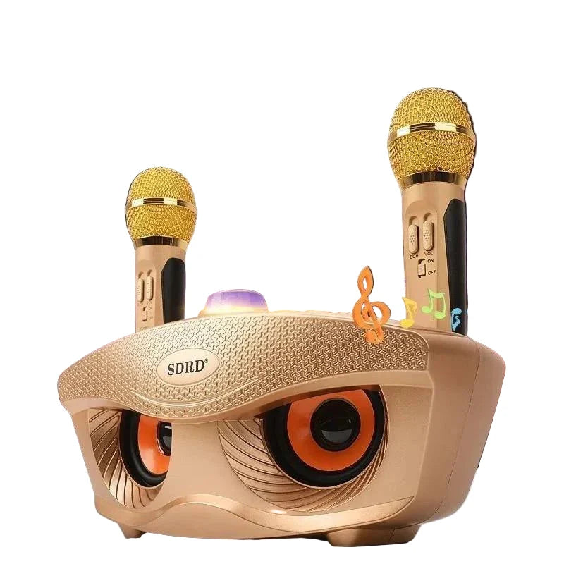 Bluetooth Karaoke Speaker 30W Travel-Friendly System Household Party Karaoke Machine Dual Microphones TikTok Viral Fall 2025 Gift