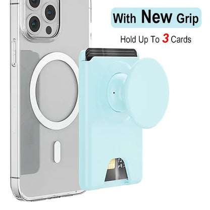 Magnetic2026 Edition Wallet With Expanding Grip For Phones Universal Card Holder Case Anti Scratch And Dustproof Back To School