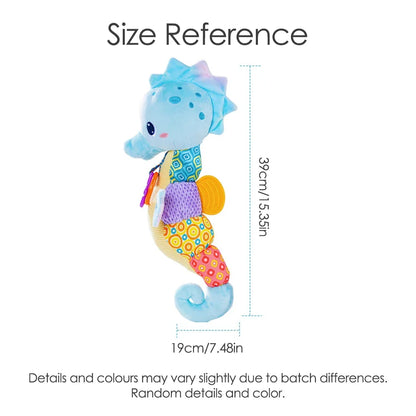 Plush Giraffe Baby Rattle Hanging Plush Newborn Sensory Toys