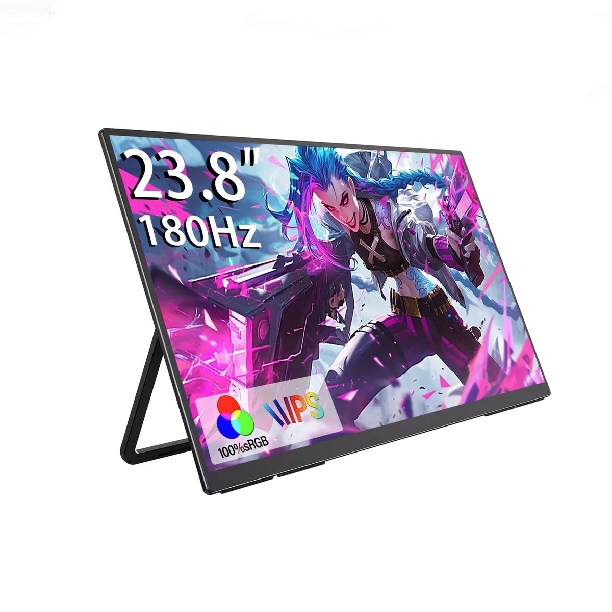 23.8 Inch 100Hz Travel-Friendly IPS Monitor With Eye Maintenance Stand