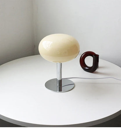 Glass Macaron Table Lamp Trichrome Night Light Eye Guard