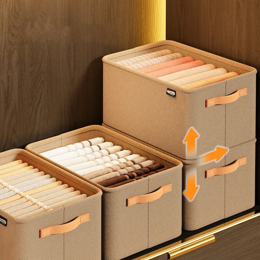 Collapsible Clothing Organizer - Household Organizers for Pants & Clothes Storage