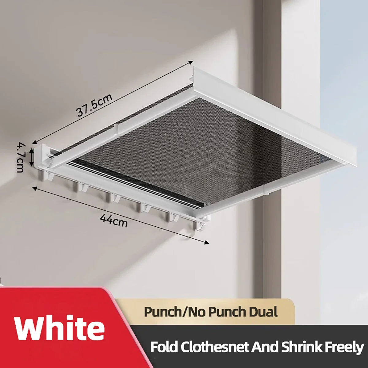 Clothes Foldable Rack Wall Mounted Drying Shelf Fall 2025 Balcony Bathroom Space Saving Corrosion Resistant