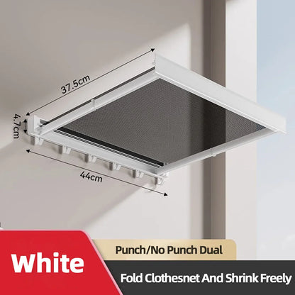Clothes Foldable Rack Wall Mounted Drying Shelf Fall 2025 Balcony Bathroom Space Saving Corrosion Resistant