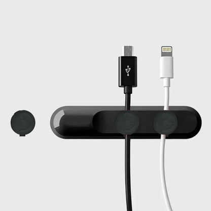 Cable USB Organizer Silicone Cord Clip Desktop Holder