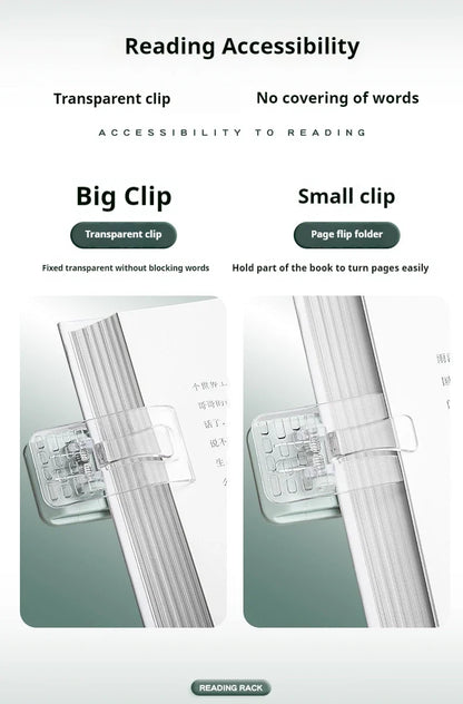 Reading Book Stand Flexible Rotating Tablet Holder