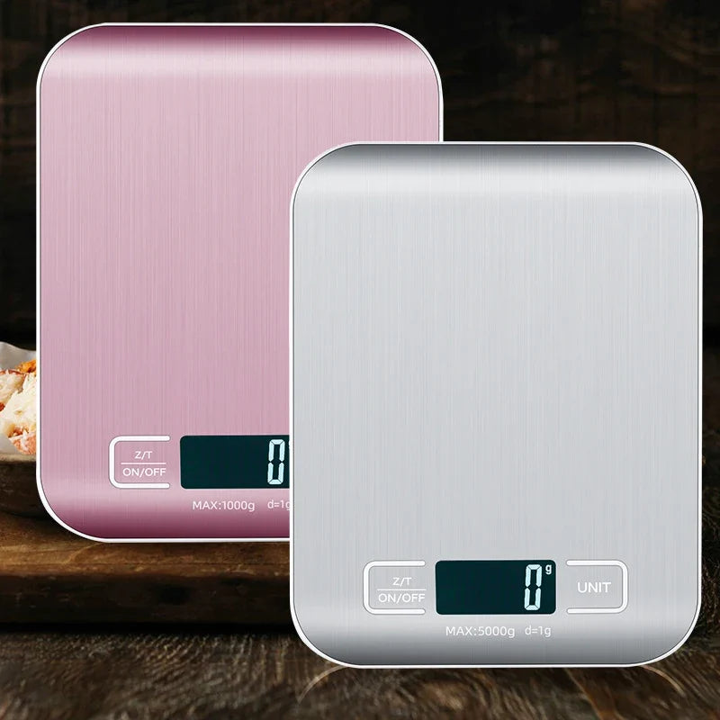 Kitchen Digital Scale Stainless Steel LCD Baking Scale