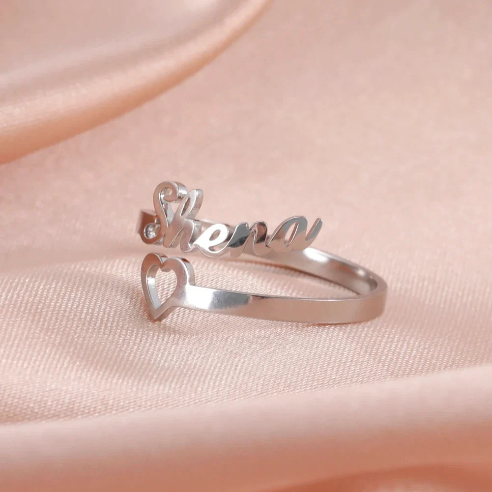 Name2026 Edition Ring Custom Double First Names Jewelry For Couples Personalized Gift TikTok Viral Fall