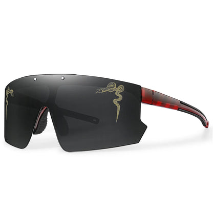 UV400 polycarbonate lenses, cycling, running, fishing – Light unisex sports sunglasses