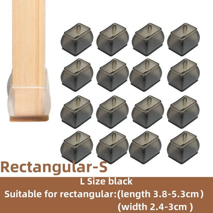 Floor Protectors Chair Feet Leveling Mat 2026 – Silicone Anti-Slip Furniture Leg Pads 16-Pack