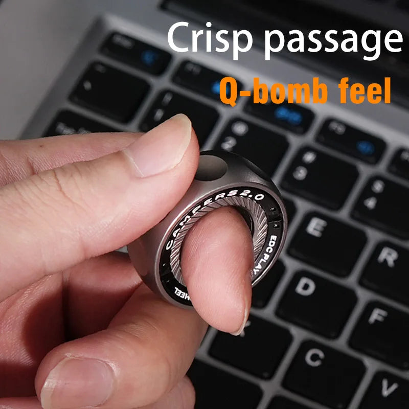 Ratchet Magnetic Fidget Ring Stainless Steel EDC Gift
