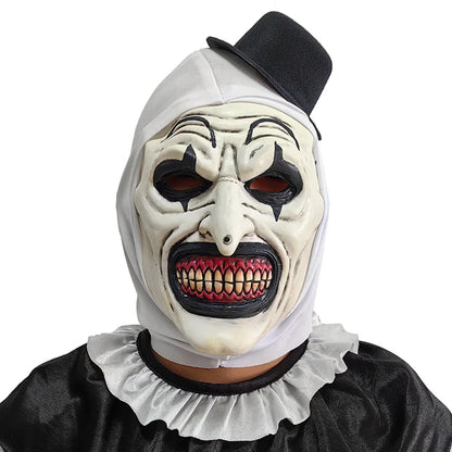 Mask Clown Terrifier Latex Cosplay Halloween 2025 One Size