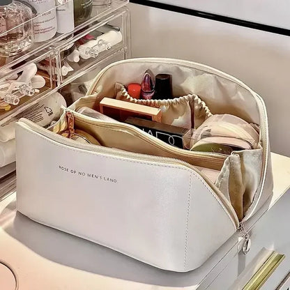 Travel Large Cosmetic Bag For Women - High-Capacity Makeup Organizer Pouch
