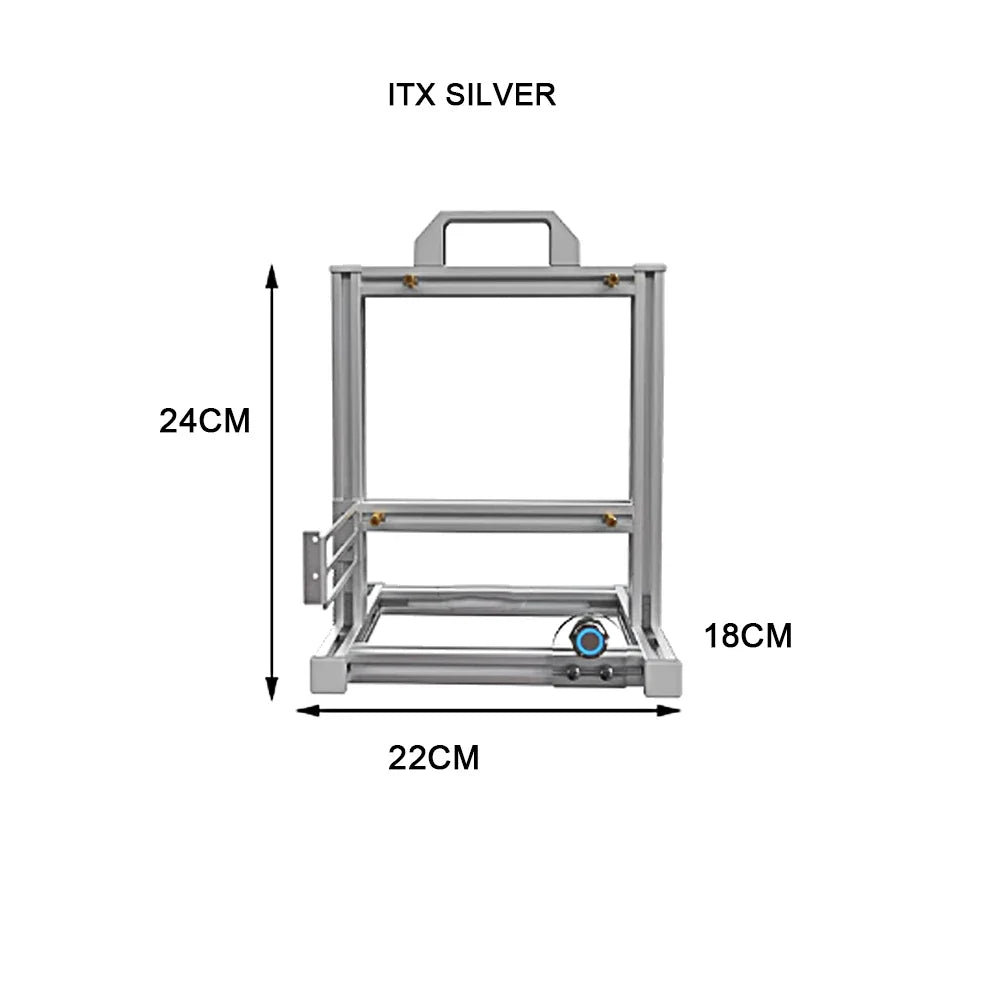Frame Open ATX PC Case Rack Modular Water Air Cooling