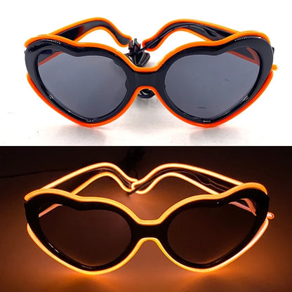 Light 1PC Up LED Glasses Neon Sunglasses for Parties Kids Adults