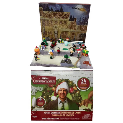 Calendar Advent 24 Days 3D Figures Christmas Countdown Gift