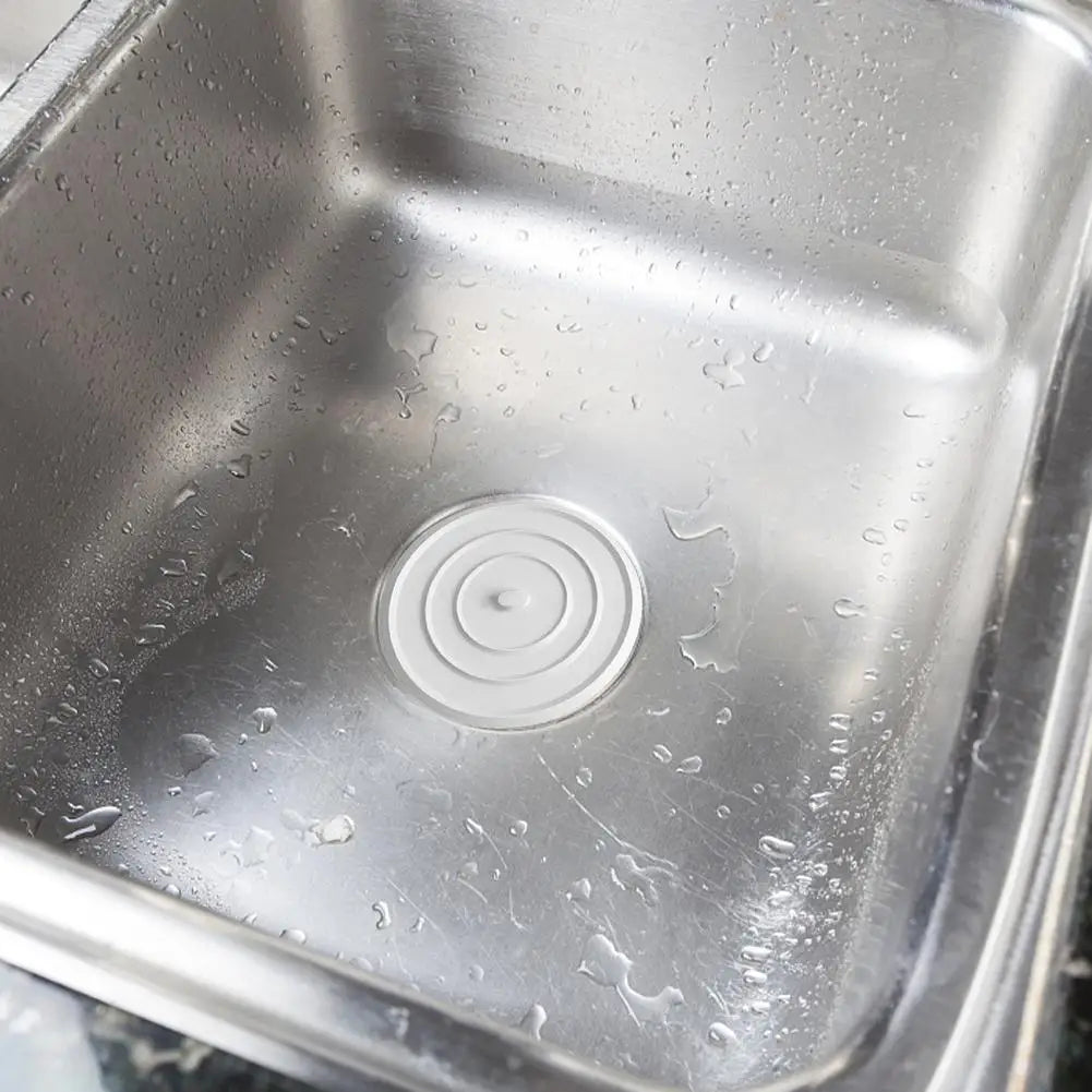 Silicone2026 Edition Bathtub Stopper 11cm Leakage-Proof Drain Cover Round Flat Plug Bathroom Accessory Fall