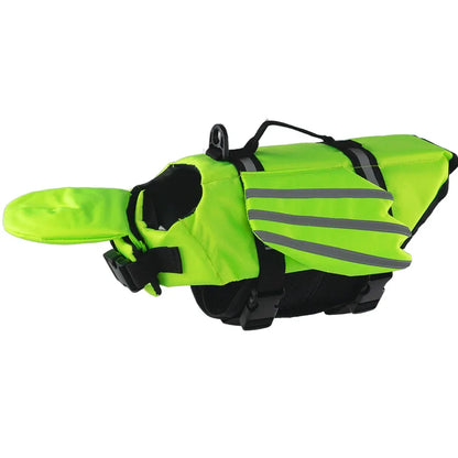 Reflective Flexible Oxford Swimming Vest All Sizes 2026 – Dog Life Jacket with Chin Float & Rescue Handle