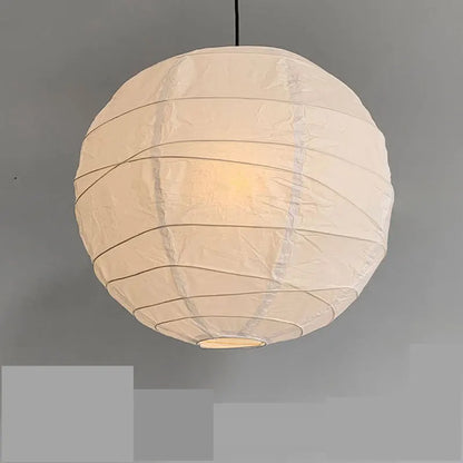 Wabi Japandi Sabi Round Pendant Light E27 LED Hanging Cozy Lamp
