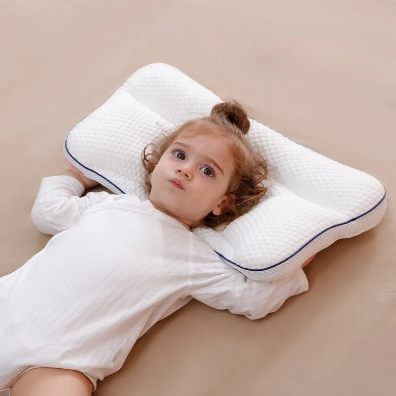 All-Season Cotton Sleeping Pillow for Toddlers & Kindergarten Kids – Baby Neck Support Pillow