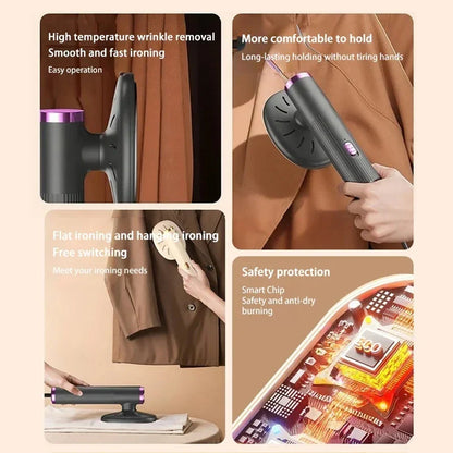 Hand-Held Steamer USB Travel-Friendly Garment Steamer Fall 2025 Travel Essential Wrinkle Removal