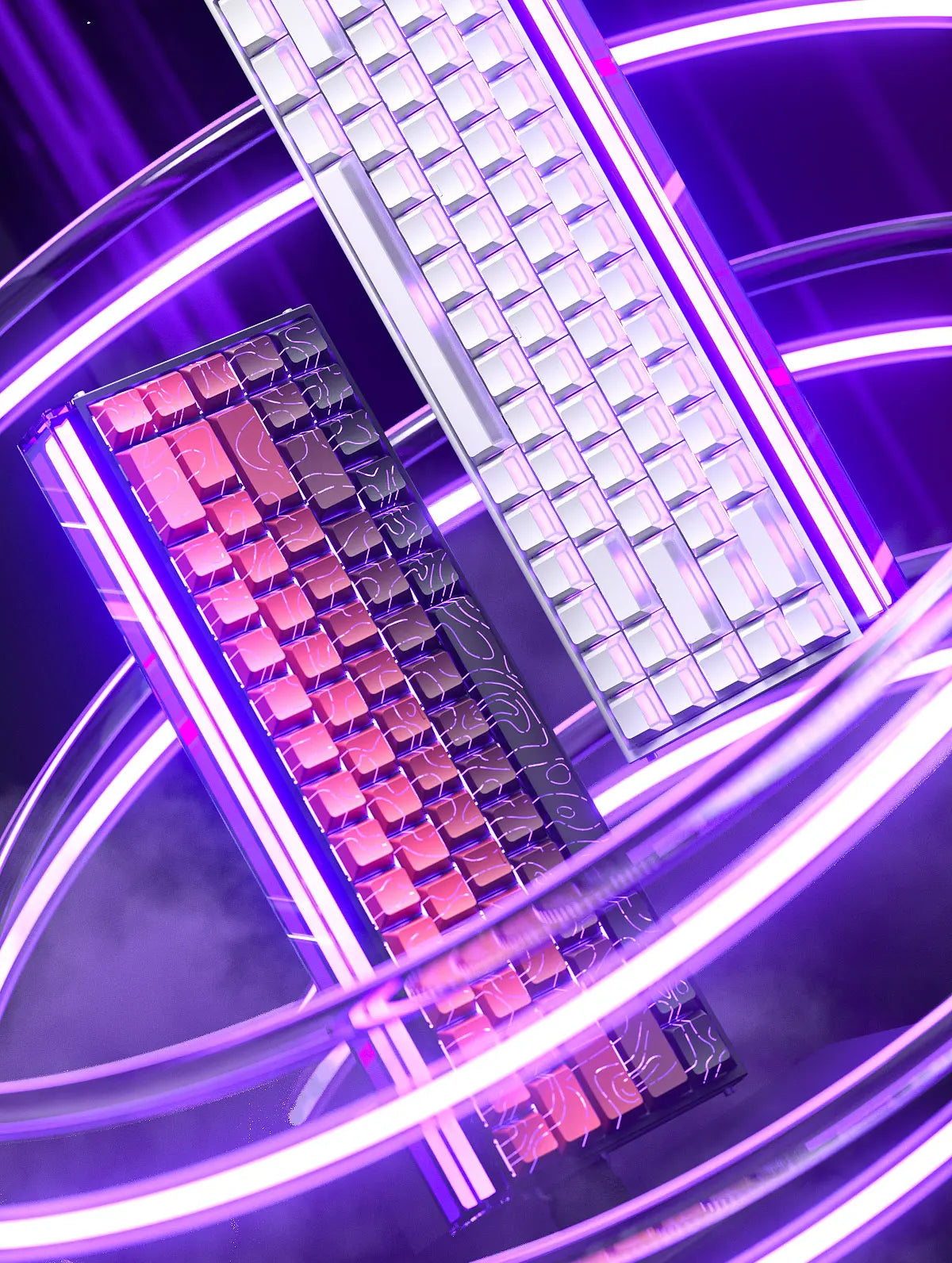 Mechanical Gaming Keyboard 68 Key RGB Travel-Friendly Esports