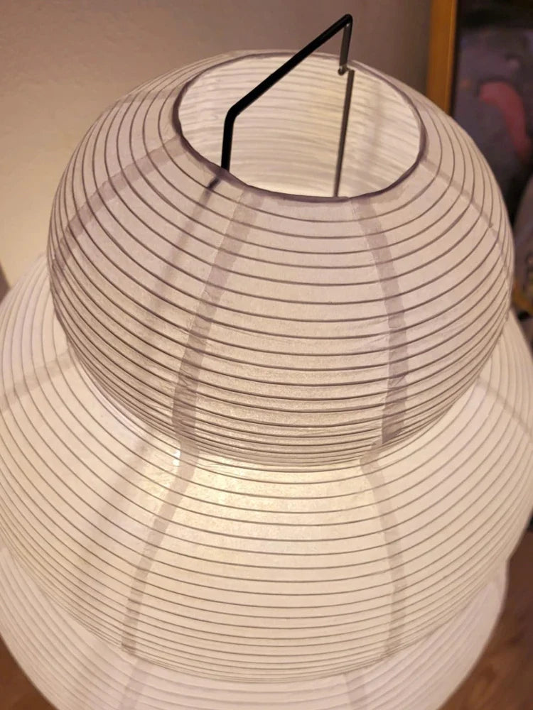 Rice LED Paper Lamp Tricolor Dimming Japanese Style