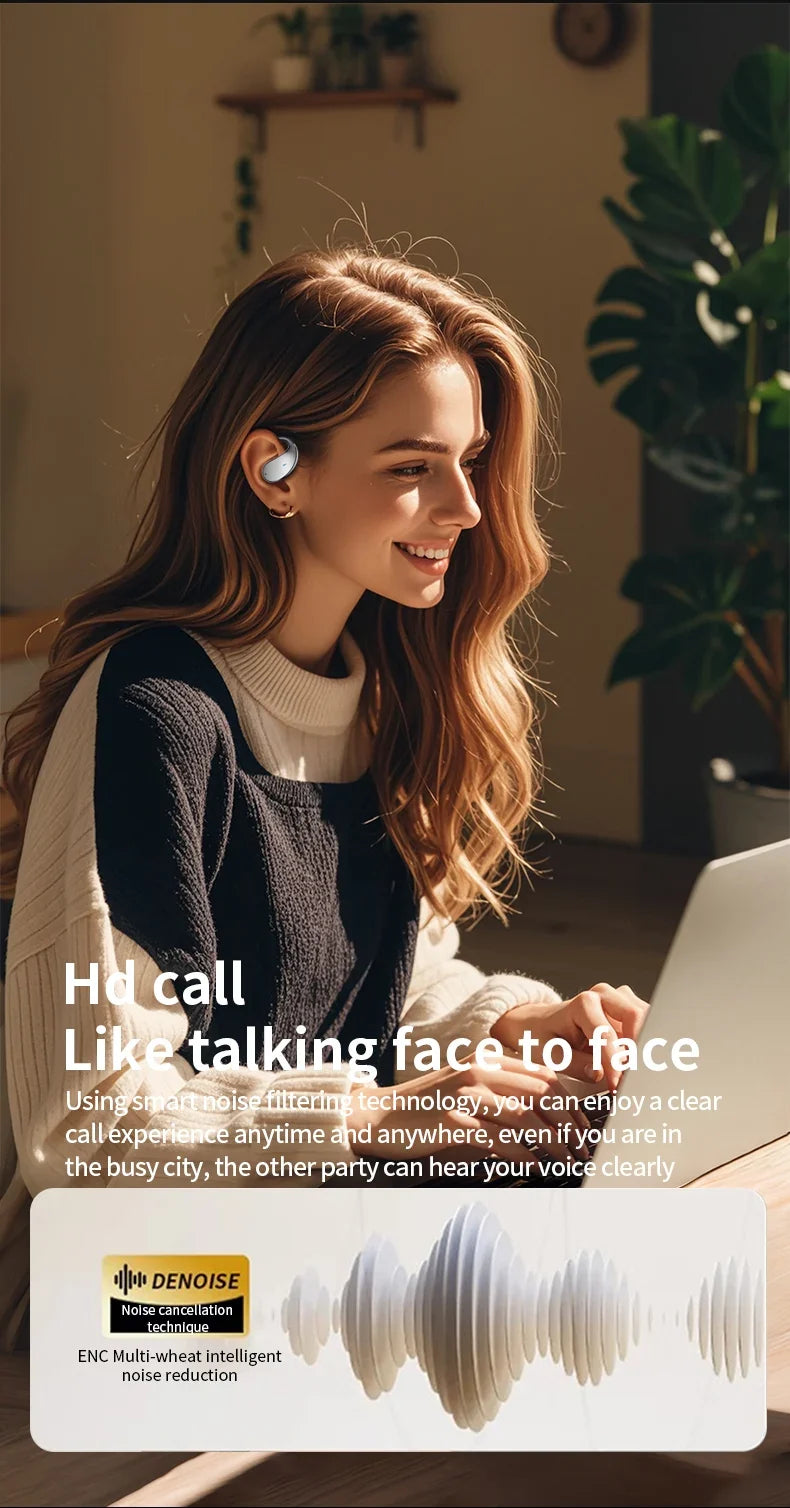 AI Voice Translator Earbuds Mini Cordless Stereo Travel