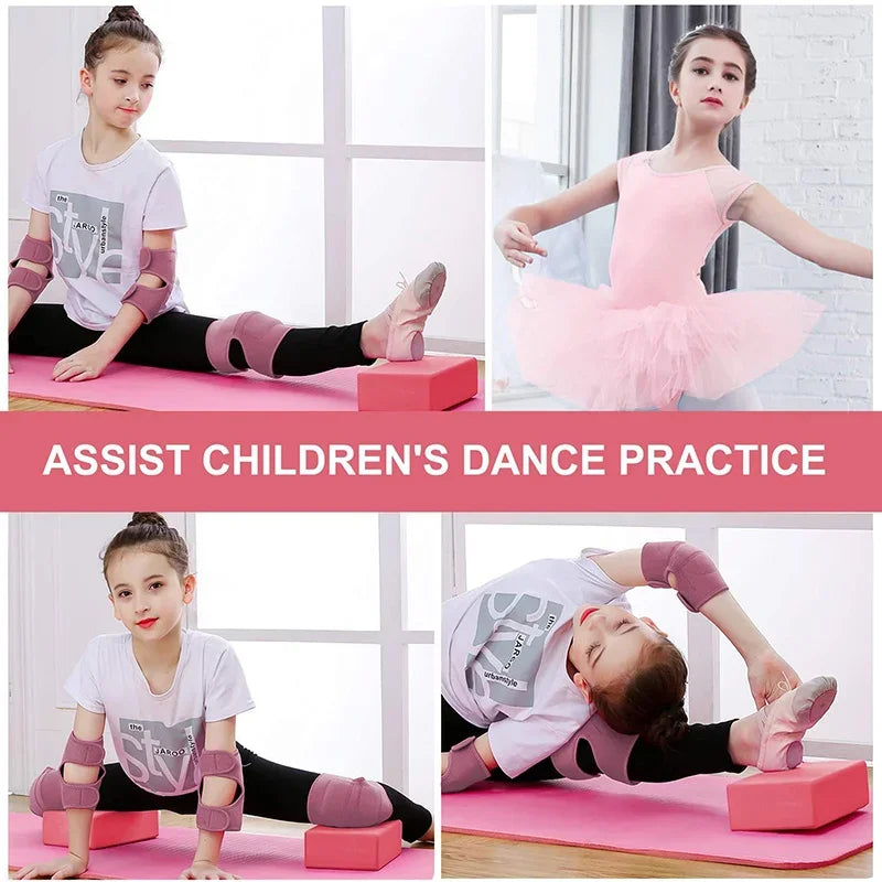 Yoga Fitness Blocks - EVA Pilates Bricks for Household Exercise, Reinforcement Mats & Supplies