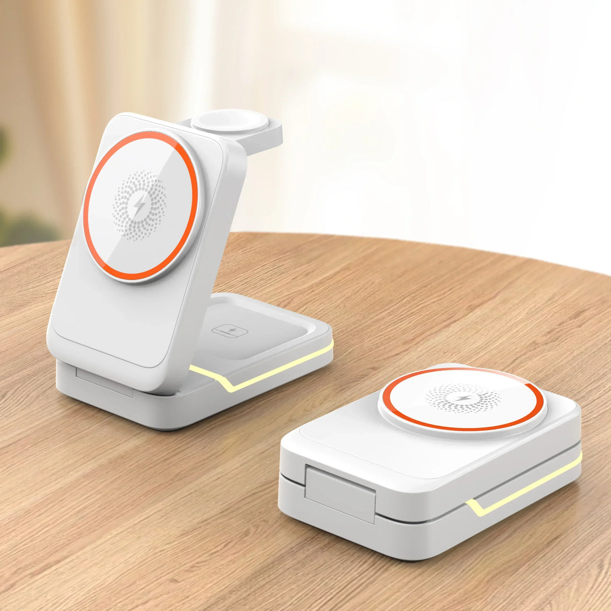 iPhone 12-16, Apple Watch, AirPods, USB-C, 15W 2026 – Foldable magnetic wireless charger