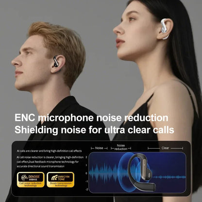 Translation AI Earbuds With Noise Canceling Ear Hook Sports