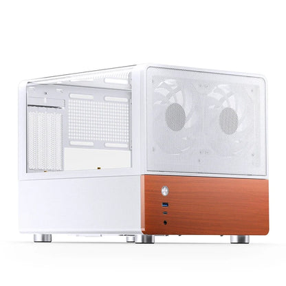 Mini ITX MicroATX PC Case Sea View Glass Travel-Friendly Gaming