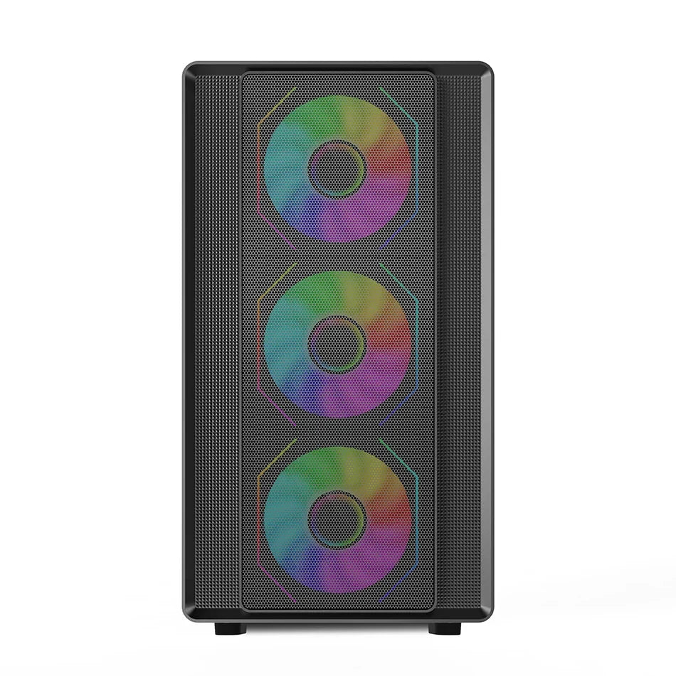 Vertical MicroATX Glass PC Case Supports 360mm Radiator