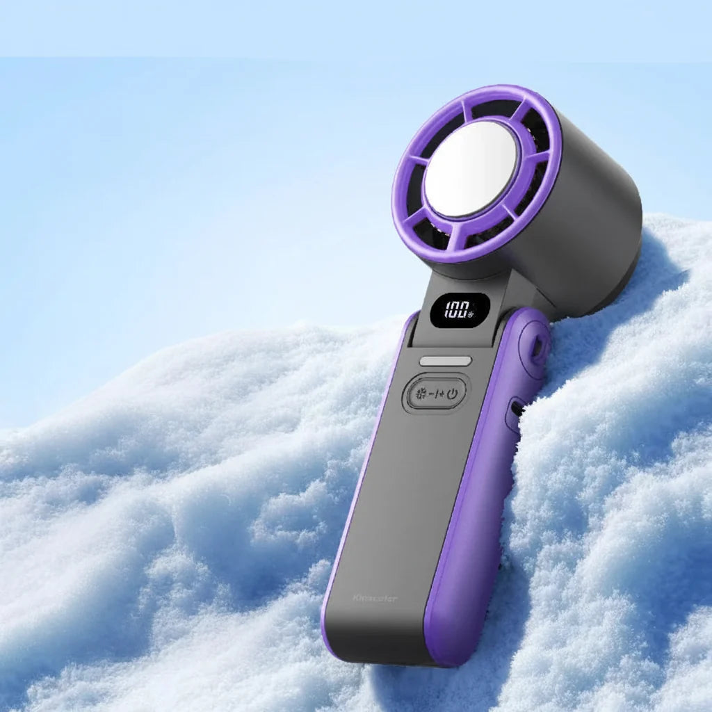 Handheld2026 Edition Fan Foldable Outdoor Cooling 3600mAh Battery 100 Level Turbo Summer