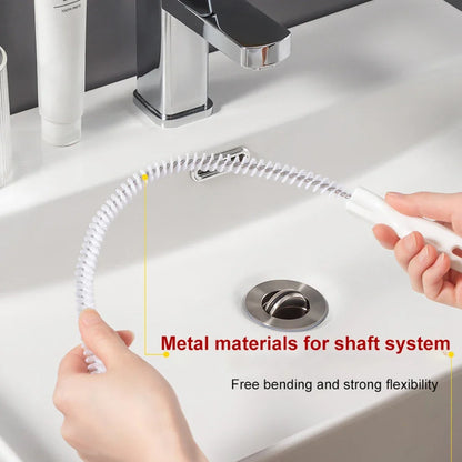 Drain Cleaner Brush Flexible Hair Clog Remover Bathroom Sink Device Spring Cleaning 2026 Eco Friendly