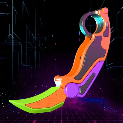 Knife Fidget Gravity Claw 3D Printed Butterfly Toys