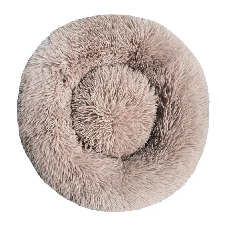 Bed Pet Round Plush Bed Winter Warm 2026 Washable Cozy Comfort For Pets
