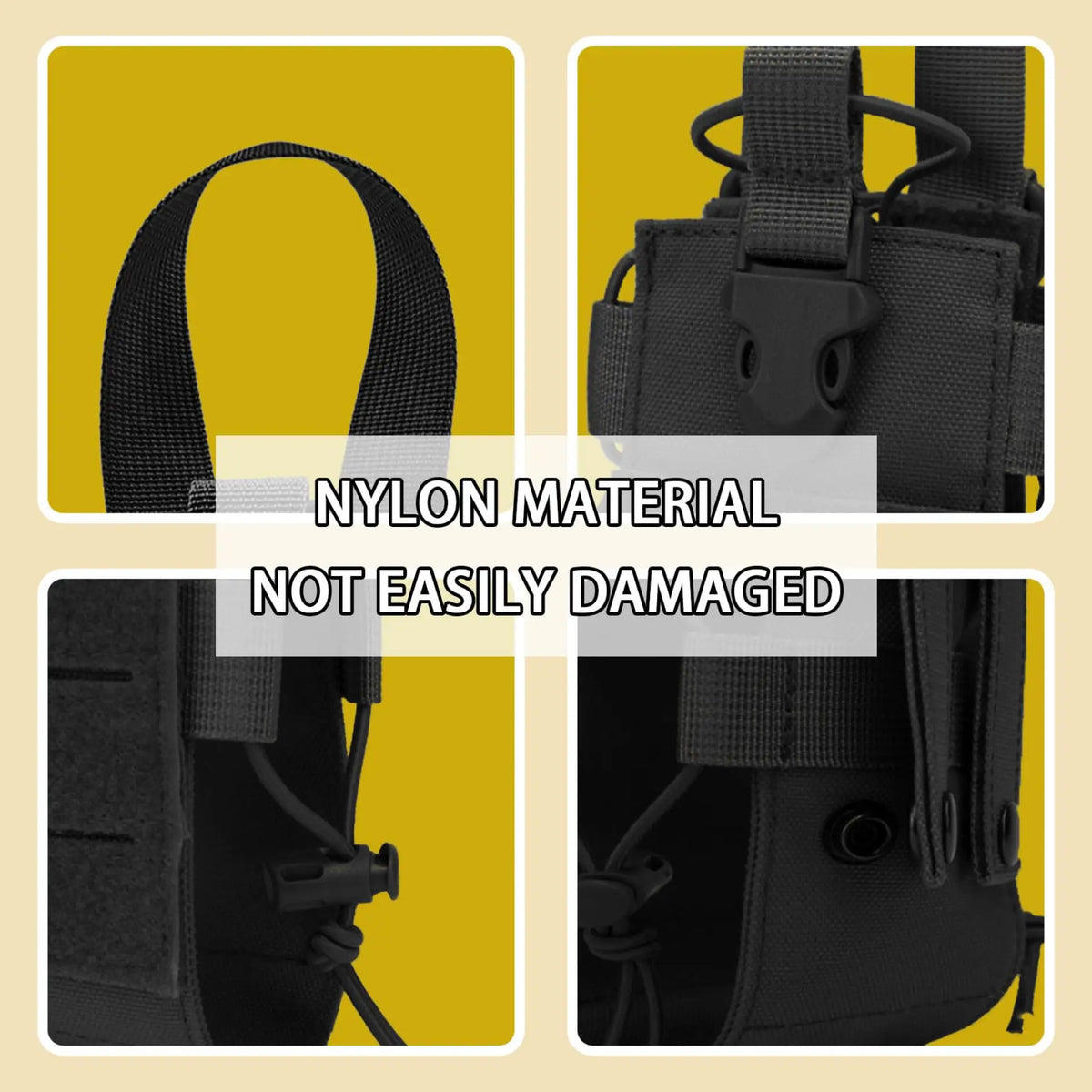 Tactical Pouch for Outdoor Gear, Fall 2025 Trend, Sturdy 1000D Fabric – Molle Water Bottle Holder