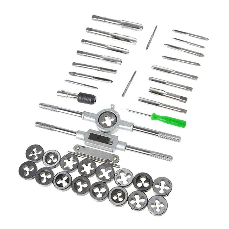 Tap Die Kit Stainless Steel 40-Piece Hand Threading Kit Fall 2025 Sturdy Storage Case