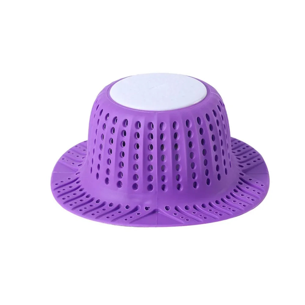 Hair Drain Catcher Collapsible Drain Protector For Bathtub Sink Shower Drains Spring Cleaning 2026 Keeps Drains Clear