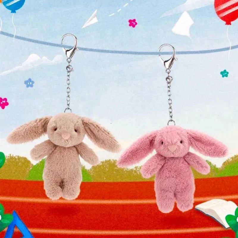 Rabbit Plush Keychain Cute Bunny Bag Charm Plush Gift
