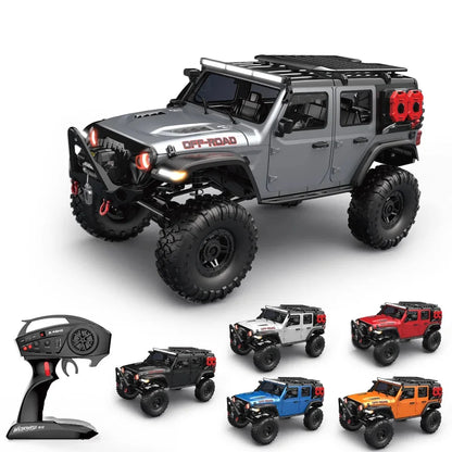 Car RC 4WD Off-Road Rock Crawler LED Lights 2.4G Proportional Control USB Charging Fall 2025 Gift Idea