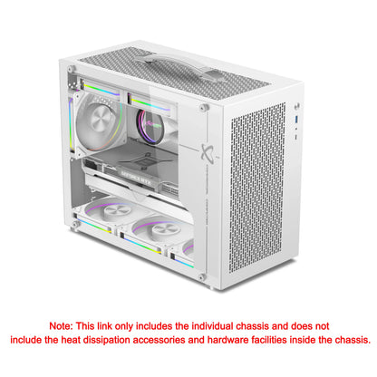 ITX Mini PC Case Transparent Side 240mm Water Cooling