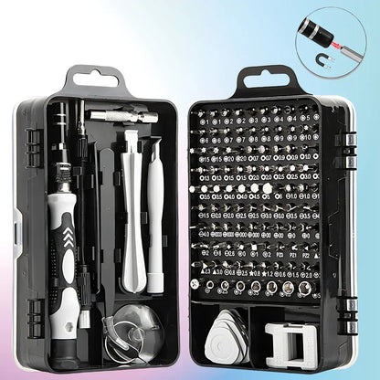 Magnetic Accurate Screwdriver Kit Insulated 115 in 1 Electronics Repair Kit Back To School 2025 Laptop Phone Repair