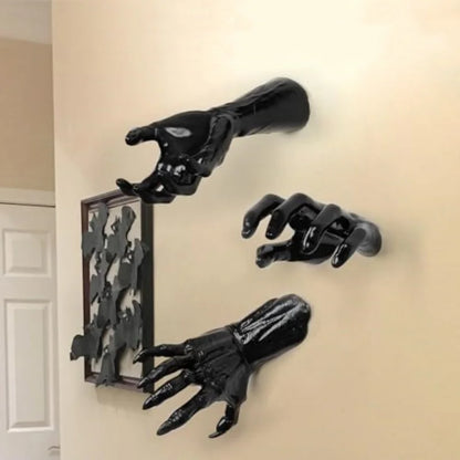 Wall Creepy Hands Life Size Candle Holders Halloween